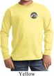Dodge Super Bee Circle Logo Pocket Print Kids Long Sleeve Shirt