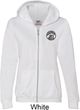 Dodge Super Bee Circle Logo Pocket Print Ladies Full Zip Hoodie
