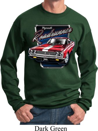 Dodge Sweatshirt Plymouth Roadrunner Sweat Shirt