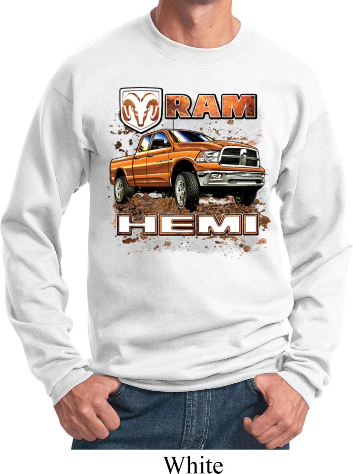 Dodge Ram Hoodie Sweatshirt Hemi Licensed Automotive US-Car Truck