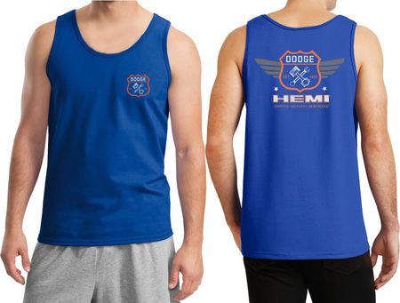 Dodge Tank Top Garage Hemi (Front & Back) Tanktop