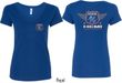 Dodge Tee Garage Hemi (Front & Back) Ladies V-neck