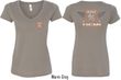 Dodge Tee Garage Hemi (Front & Back) Ladies V-neck
