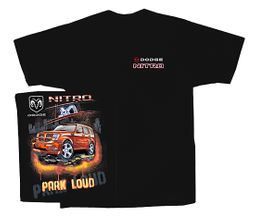 Dodge Truck T-Shirts - Nitro Ram Classic Black Tee Shirts