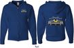 Dodge Yellow Plymouth Roadrunner (Front & Back) Full Zip Hoodie
