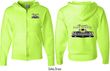 Dodge Yellow Plymouth Roadrunner (Front & Back) Full Zip Hoodie