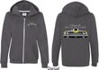 Dodge Yellow Plymouth Roadrunner (Front & Back) Ladies Full Zip