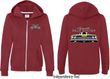 Dodge Yellow Plymouth Roadrunner (Front & Back) Ladies Full Zip