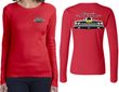Dodge Yellow Plymouth Roadrunner (Front & Back) Ladies Long Sleeve