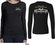 Dodge Yellow Plymouth Roadrunner (Front & Back) Ladies Long Sleeve