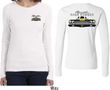 Dodge Yellow Plymouth Roadrunner (Front & Back) Ladies Long Sleeve