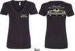 Dodge Yellow Plymouth Roadrunner (Front & Back) Ladies V-neck