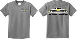 Dodge Yellow Plymouth Roadrunner (Front & Back) Youth T-shirt