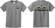 Dodge Yellow Plymouth Roadrunner (Front & Back) Youth T-shirt