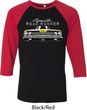 Dodge Yellow Plymouth Roadrunner Mens Raglan Shirt