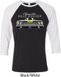 Dodge Yellow Plymouth Roadrunner Mens Raglan Shirt
