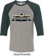 Dodge Yellow Plymouth Roadrunner Mens Raglan Shirt