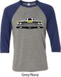 Dodge Yellow Plymouth Roadrunner Mens Raglan Shirt