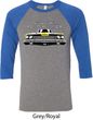 Dodge Yellow Plymouth Roadrunner Mens Raglan Shirt