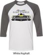 Dodge Yellow Plymouth Roadrunner Mens Raglan Shirt