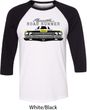 Dodge Yellow Plymouth Roadrunner Mens Raglan Shirt