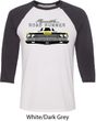 Dodge Yellow Plymouth Roadrunner Mens Raglan Shirt