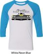 Dodge Yellow Plymouth Roadrunner Mens Raglan Shirt