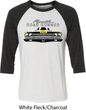 Dodge Yellow Plymouth Roadrunner Mens Raglan Shirt