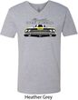 Dodge Yellow Plymouth Roadrunner Mens V-Neck Shirt