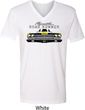 Dodge Yellow Plymouth Roadrunner Mens V-Neck Shirt