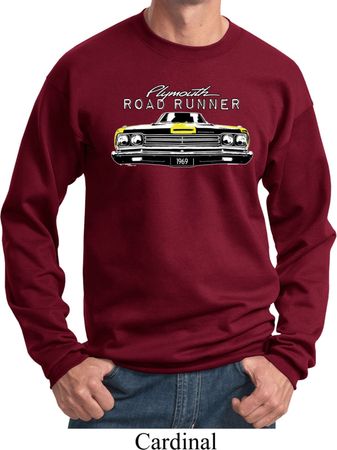 Dodge Yellow Plymouth Roadrunner Sweatshirt