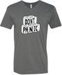 Don't Panic Toilet Paper Adult V-Neck T-Shirt
