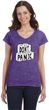 Don't Panic Toilet Paper Ladies Social Distancing Fit V-Neck T-Shirt