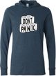 Don't Panic Toilet Paper Social Distancing Lightweight Hoodie T-Shirt