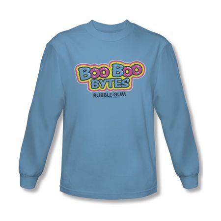 Double Bubble Shirt Boo Boo Long Sleeve Carolina Blue Tee T-Shirt