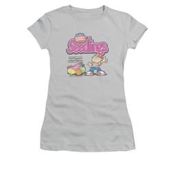 Double Bubble Shirt Juniors Seedlings Athletic Heather T-Shirt