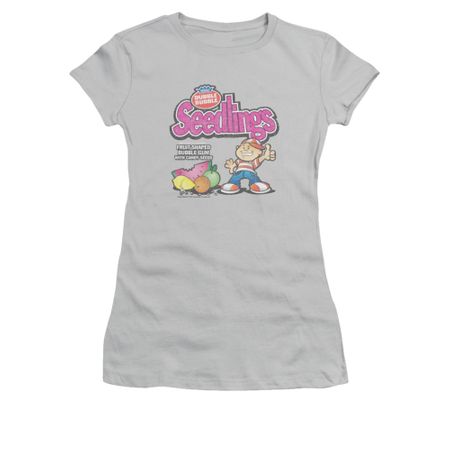 Double Bubble Shirt Juniors Seedlings Athletic Heather T-Shirt