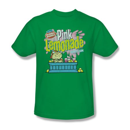 Double Bubble Shirt Pink Lemonade Kelly Green T-Shirt