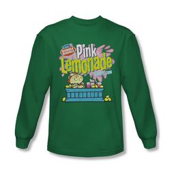 Double Bubble Shirt Pink Lemonade Long Sleeve Kelly Green Tee T-Shirt
