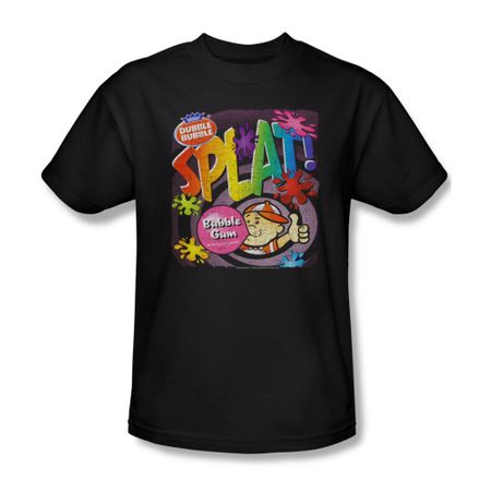 Double Bubble Shirt Splat Gum Black T-Shirt