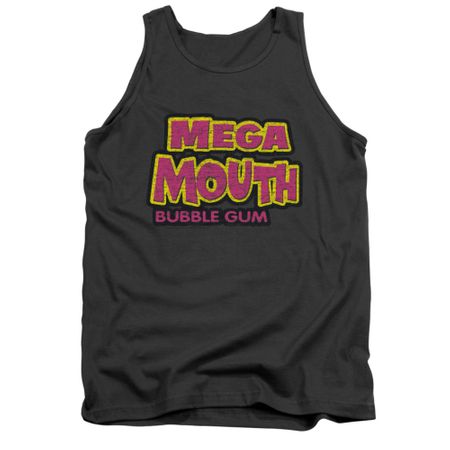 Double Bubble Shirt Tank Top Mega Mouth Charcoal Tanktop