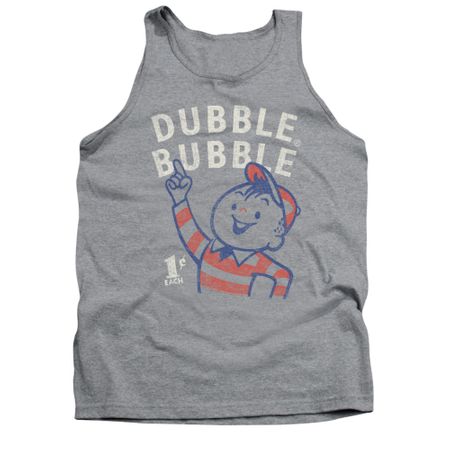 Double Bubble Shirt Tank Top Pointing Athletic Heather Tanktop