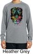 Dripping Neon Tiger Kids Dry Wicking Long Sleeve Shirt