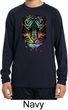Dripping Neon Tiger Kids Dry Wicking Long Sleeve Shirt