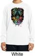 Dripping Neon Tiger Kids Dry Wicking Long Sleeve Shirt