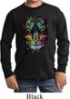 Dripping Neon Tiger Kids Long Sleeve Shirt