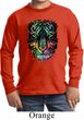 Dripping Neon Tiger Kids Long Sleeve Shirt