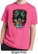 Dripping Neon Tiger Kids Moisture Wicking Shirt