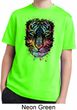 Dripping Neon Tiger Kids Moisture Wicking Shirt