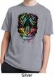Dripping Neon Tiger Kids Moisture Wicking Shirt